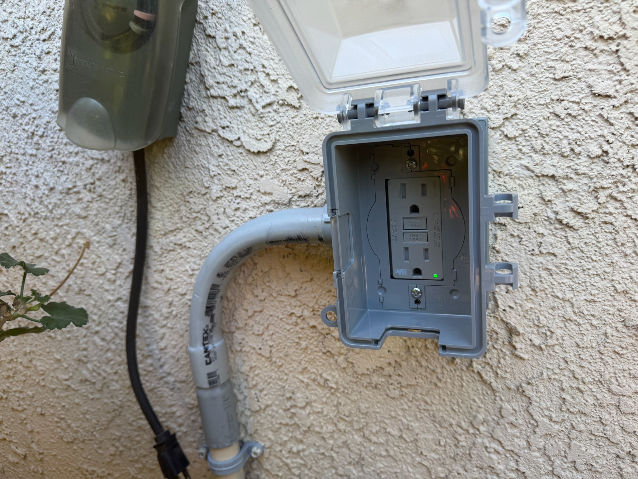 Outlet installation in Sacramento home